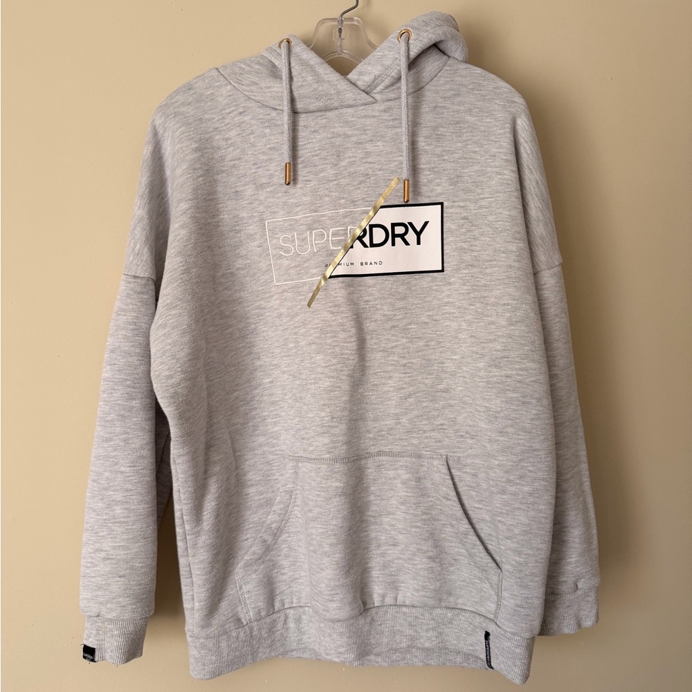 Superdry Light Gray Hoodie